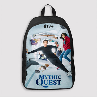 Pastele Mythic Quest Custom Backpack Awesome Personalized School Bag Travel Bag Work Bag Laptop Lunch Office Book Waterproof Unisex Fabric Backpack