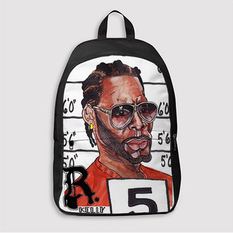 Pastele R Kelly Art Custom Backpack Awesome Personalized School Bag Travel Bag Work Bag Laptop Lunch Office Book Waterproof Unisex Fabric Backpack