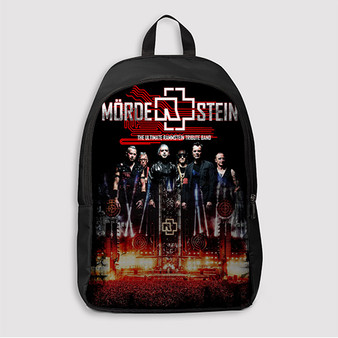 Pastele Rammstein Concert Custom Backpack Awesome Personalized School Bag Travel Bag Work Bag Laptop Lunch Office Book Waterproof Unisex Fabric Backpack