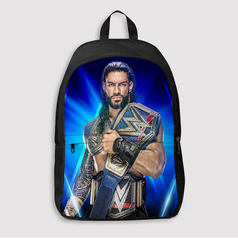 Pastele Roman Reigns WWE Wrestle Mania Custom Backpack Awesome Personalized School Bag Travel Bag Work Bag Laptop Lunch Office Book Waterproof Unisex Fabric Backpack