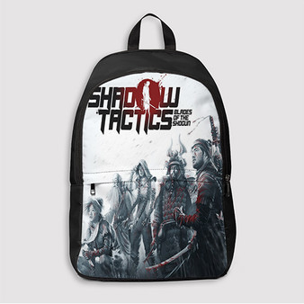 Pastele Shadow Tactics Blades of the Shogun Custom Backpack Awesome Personalized School Bag Travel Bag Work Bag Laptop Lunch Office Book Waterproof Unisex Fabric Backpack