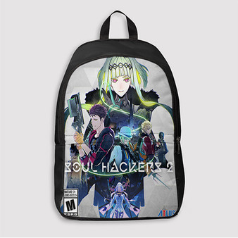 Pastele Soul Hackers Custom Backpack Awesome Personalized School Bag Travel Bag Work Bag Laptop Lunch Office Book Waterproof Unisex Fabric Backpack