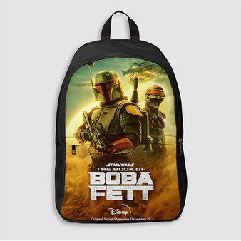Pastele Star Wars The Book of Boba Fett Custom Backpack Awesome Personalized School Bag Travel Bag Work Bag Laptop Lunch Office Book Waterproof Unisex Fabric Backpack