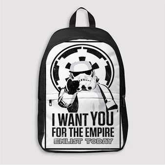 Pastele Storntrooper Star Wars I Want You Custom Backpack Awesome Personalized School Bag Travel Bag Work Bag Laptop Lunch Office Book Waterproof Unisex Fabric Backpack