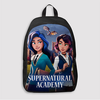 Pastele Supernatural Academy Custom Backpack Awesome Personalized School Bag Travel Bag Work Bag Laptop Lunch Office Book Waterproof Unisex Fabric Backpack