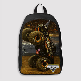 Pastele Terminal Velocity Monster Truck Custom Backpack Awesome Personalized School Bag Travel Bag Work Bag Laptop Lunch Office Book Waterproof Unisex Fabric Backpack