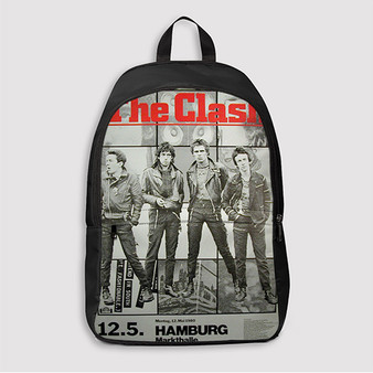 Pastele The Clash Hamburg Custom Backpack Awesome Personalized School Bag Travel Bag Work Bag Laptop Lunch Office Book Waterproof Unisex Fabric Backpack