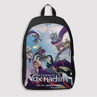 Pastele The Legend of Vox Machina Custom Backpack Awesome Personalized School Bag Travel Bag Work Bag Laptop Lunch Office Book Waterproof Unisex Fabric Backpack
