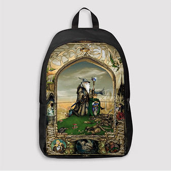 Pastele The Lord Of The Rings Art Custom Backpack Awesome Personalized School Bag Travel Bag Work Bag Laptop Lunch Office Book Waterproof Unisex Fabric Backpack