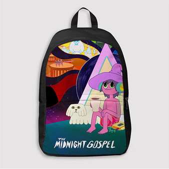 Pastele The Midnight Gospel Custom Backpack Awesome Personalized School Bag Travel Bag Work Bag Laptop Lunch Office Book Waterproof Unisex Fabric Backpack