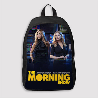 Pastele The Morning Show TV Series Custom Backpack Awesome Personalized School Bag Travel Bag Work Bag Laptop Lunch Office Book Waterproof Unisex Fabric Backpack