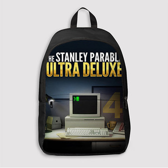 Pastele The Stanley Parable Ultra Deluxe Custom Backpack Awesome Personalized School Bag Travel Bag Work Bag Laptop Lunch Office Book Waterproof Unisex Fabric Backpack
