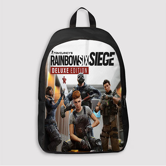 Pastele Tom Clancy s Rainbow Six Siege Custom Backpack Awesome Personalized School Bag Travel Bag Work Bag Laptop Lunch Office Book Waterproof Unisex Fabric Backpack