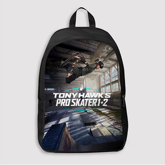 Pastele Tony Hawk s Pro Skater 1 2 Custom Backpack Awesome Personalized School Bag Travel Bag Work Bag Laptop Lunch Office Book Waterproof Unisex Fabric Backpack