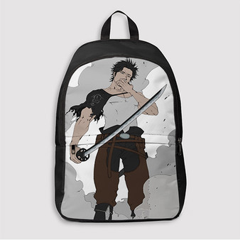 Pastele Yami Sukehiro Black Clover Sword of The Wizard King Custom Backpack Awesome Personalized School Bag Travel Bag Work Bag Laptop Lunch Office Book Waterproof Unisex Fabric Backpack