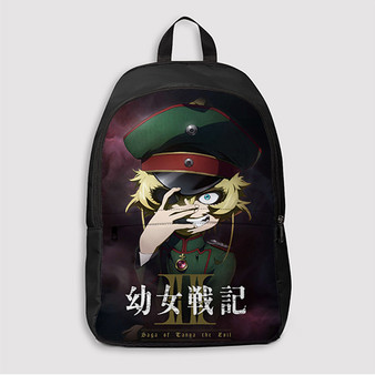 Pastele Youjo Senki II jpeg Custom Backpack Awesome Personalized School Bag Travel Bag Work Bag Laptop Lunch Office Book Waterproof Unisex Fabric Backpack