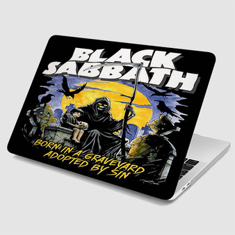 Pastele Black Sabbath Born In Graveyard MacBook Case Custom Personalized Smart Protective Cover Awesome for MacBook MacBook Pro MacBook Pro Touch MacBook Pro Retina MacBook Air Cases Cover