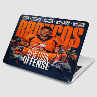 Pastele Denver Broncos NFL 2022 MacBook Case Custom Personalized Smart Protective Cover Awesome for MacBook MacBook Pro MacBook Pro Touch MacBook Pro Retina MacBook Air Cases Cover
