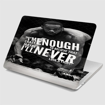 Pastele Jon Jones Quotes MacBook Case Custom Personalized Smart Protective Cover Awesome for MacBook MacBook Pro MacBook Pro Touch MacBook Pro Retina MacBook Air Cases Cover