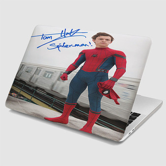 Pastele Tom Holland Spiderman Signed MacBook Case Custom Personalized Smart Protective Cover Awesome for MacBook MacBook Pro MacBook Pro Touch MacBook Pro Retina MacBook Air Cases Cover