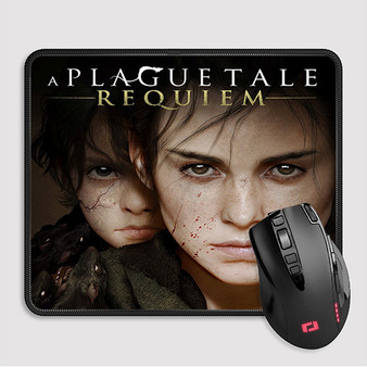 Pastele A Plague Tale Requiem Custom Mouse Pad Awesome Personalized Printed Computer Mouse Pad Desk Mat PC Computer Laptop Game keyboard Pad Premium Non Slip Rectangle Gaming Mouse Pad
