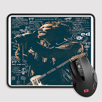 Pastele Eddie Vedder Custom Mouse Pad Awesome Personalized Printed Computer Mouse Pad Desk Mat PC Computer Laptop Game keyboard Pad Premium Non Slip Rectangle Gaming Mouse Pad