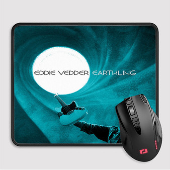 Pastele Eddie Vedder Earthling Custom Mouse Pad Awesome Personalized Printed Computer Mouse Pad Desk Mat PC Computer Laptop Game keyboard Pad Premium Non Slip Rectangle Gaming Mouse Pad
