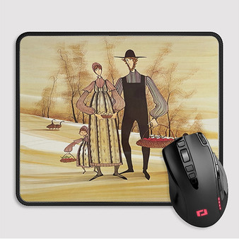 Pastele Golden Joy P Buckley Moss jpeg Custom Mouse Pad Awesome Personalized Printed Computer Mouse Pad Desk Mat PC Computer Laptop Game keyboard Pad Premium Non Slip Rectangle Gaming Mouse Pad