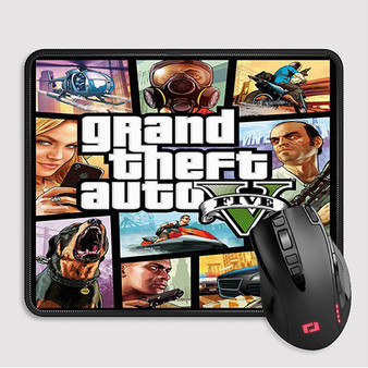 Pastele Grand Theft Auto V GTA V Custom Mouse Pad Awesome Personalized Printed Computer Mouse Pad Desk Mat PC Computer Laptop Game keyboard Pad Premium Non Slip Rectangle Gaming Mouse Pad