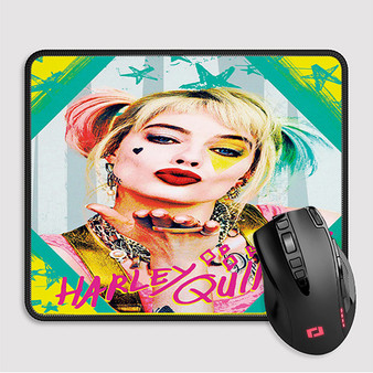 Pastele Harley Quinn jpeg Custom Mouse Pad Awesome Personalized Printed Computer Mouse Pad Desk Mat PC Computer Laptop Game keyboard Pad Premium Non Slip Rectangle Gaming Mouse Pad