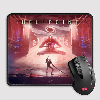 Pastele Hell Point Custom Mouse Pad Awesome Personalized Printed Computer Mouse Pad Desk Mat PC Computer Laptop Game keyboard Pad Premium Non Slip Rectangle Gaming Mouse Pad