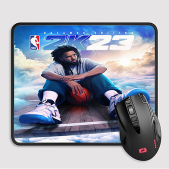 Pastele J Cole NBA 2k23 Custom Mouse Pad Awesome Personalized Printed Computer Mouse Pad Desk Mat PC Computer Laptop Game keyboard Pad Premium Non Slip Rectangle Gaming Mouse Pad