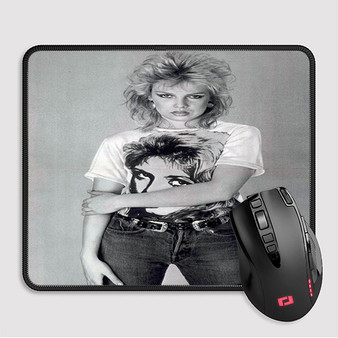 Pastele Kim Wilde Vintage Custom Mouse Pad Awesome Personalized Printed Computer Mouse Pad Desk Mat PC Computer Laptop Game keyboard Pad Premium Non Slip Rectangle Gaming Mouse Pad