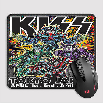 Pastele Kiss Tokyo Japan Custom Mouse Pad Awesome Personalized Printed Computer Mouse Pad Desk Mat PC Computer Laptop Game keyboard Pad Premium Non Slip Rectangle Gaming Mouse Pad