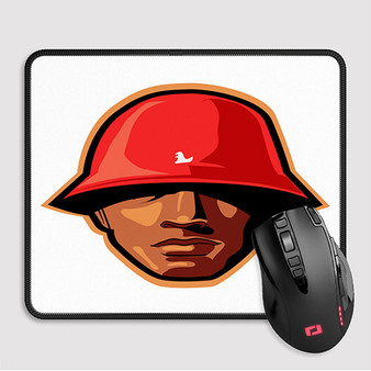 Pastele LL Cool J Hat Custom Mouse Pad Awesome Personalized Printed Computer Mouse Pad Desk Mat PC Computer Laptop Game keyboard Pad Premium Non Slip Rectangle Gaming Mouse Pad