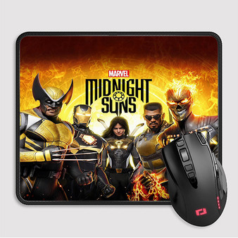 Pastele Marvel s Midnight Suns PS5 Custom Mouse Pad Awesome Personalized Printed Computer Mouse Pad Desk Mat PC Computer Laptop Game keyboard Pad Premium Non Slip Rectangle Gaming Mouse Pad