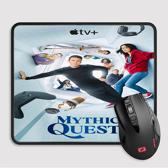 Pastele Mythic Quest Custom Mouse Pad Awesome Personalized Printed Computer Mouse Pad Desk Mat PC Computer Laptop Game keyboard Pad Premium Non Slip Rectangle Gaming Mouse Pad