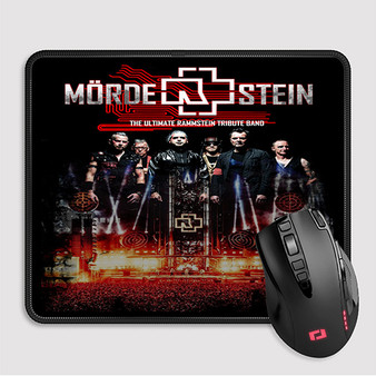 Pastele Rammstein Concert Custom Mouse Pad Awesome Personalized Printed Computer Mouse Pad Desk Mat PC Computer Laptop Game keyboard Pad Premium Non Slip Rectangle Gaming Mouse Pad