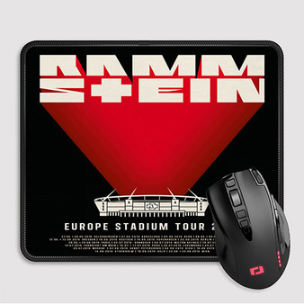 Pastele Rammstein Tour 2019 Custom Mouse Pad Awesome Personalized Printed Computer Mouse Pad Desk Mat PC Computer Laptop Game keyboard Pad Premium Non Slip Rectangle Gaming Mouse Pad