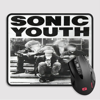 Pastele Sonic Youth Good Custom Mouse Pad Awesome Personalized Printed Computer Mouse Pad Desk Mat PC Computer Laptop Game keyboard Pad Premium Non Slip Rectangle Gaming Mouse Pad