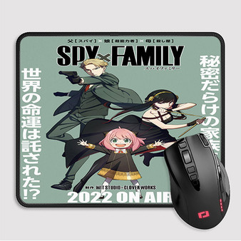 Pastele Spy x Family jpeg Custom Mouse Pad Awesome Personalized Printed Computer Mouse Pad Desk Mat PC Computer Laptop Game keyboard Pad Premium Non Slip Rectangle Gaming Mouse Pad