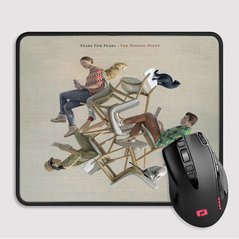 Pastele Tears for Fears The Tipping Point Custom Mouse Pad Awesome Personalized Printed Computer Mouse Pad Desk Mat PC Computer Laptop Game keyboard Pad Premium Non Slip Rectangle Gaming Mouse Pad