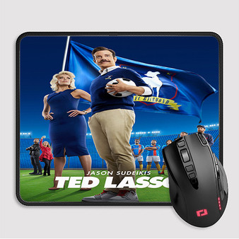 Pastele Ted Lasso TV Series Custom Mouse Pad Awesome Personalized Printed Computer Mouse Pad Desk Mat PC Computer Laptop Game keyboard Pad Premium Non Slip Rectangle Gaming Mouse Pad