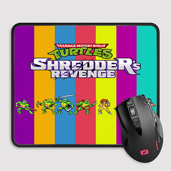 Pastele Teenage Mutant Ninja Turtles Shredder s Revenge Characters Custom Mouse Pad Awesome Personalized Printed Computer Mouse Pad Desk Mat PC Computer Laptop Game keyboard Pad Premium Non Slip Rectangle Gaming Mouse Pad