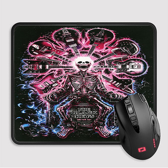 Pastele The Black Keys Skull Custom Mouse Pad Awesome Personalized Printed Computer Mouse Pad Desk Mat PC Computer Laptop Game keyboard Pad Premium Non Slip Rectangle Gaming Mouse Pad