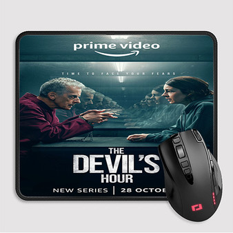 Pastele The Devil s Hour Custom Mouse Pad Awesome Personalized Printed Computer Mouse Pad Desk Mat PC Computer Laptop Game keyboard Pad Premium Non Slip Rectangle Gaming Mouse Pad