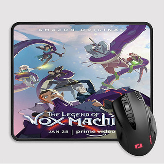Pastele The Legend of Vox Machina Custom Mouse Pad Awesome Personalized Printed Computer Mouse Pad Desk Mat PC Computer Laptop Game keyboard Pad Premium Non Slip Rectangle Gaming Mouse Pad