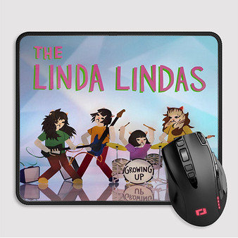 Pastele The Linda Lindas Growing Up Custom Mouse Pad Awesome Personalized Printed Computer Mouse Pad Desk Mat PC Computer Laptop Game keyboard Pad Premium Non Slip Rectangle Gaming Mouse Pad
