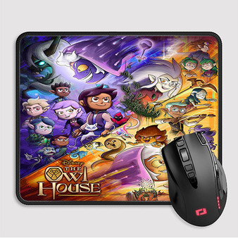 Pastele The Owl House Season 3 Custom Mouse Pad Awesome Personalized Printed Computer Mouse Pad Desk Mat PC Computer Laptop Game keyboard Pad Premium Non Slip Rectangle Gaming Mouse Pad