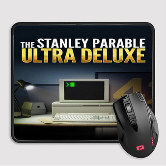 Pastele The Stanley Parable Ultra Deluxe Custom Mouse Pad Awesome Personalized Printed Computer Mouse Pad Desk Mat PC Computer Laptop Game keyboard Pad Premium Non Slip Rectangle Gaming Mouse Pad